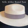 Silk Alike Band Tan