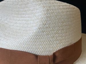 sub fino panama hat grade close up